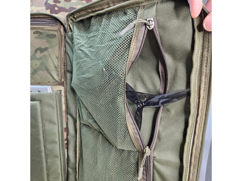 Рюкзак для FPV Класичний (8 дронів до 10 дюймів) з відсіками для апаратури та батарей | Піксель (ММ-14)